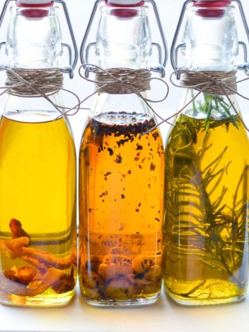 Homemade Gift Idea - Infused Olive Oils