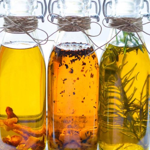 Homemade Gift Idea - Infused Olive Oils