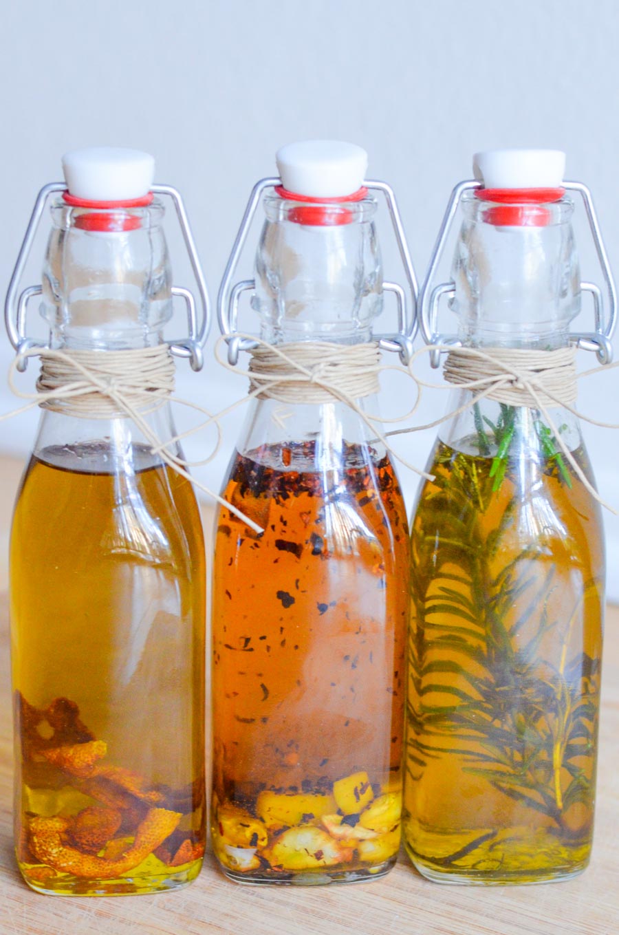 Homemade Gift Idea - Infused Olive Oils