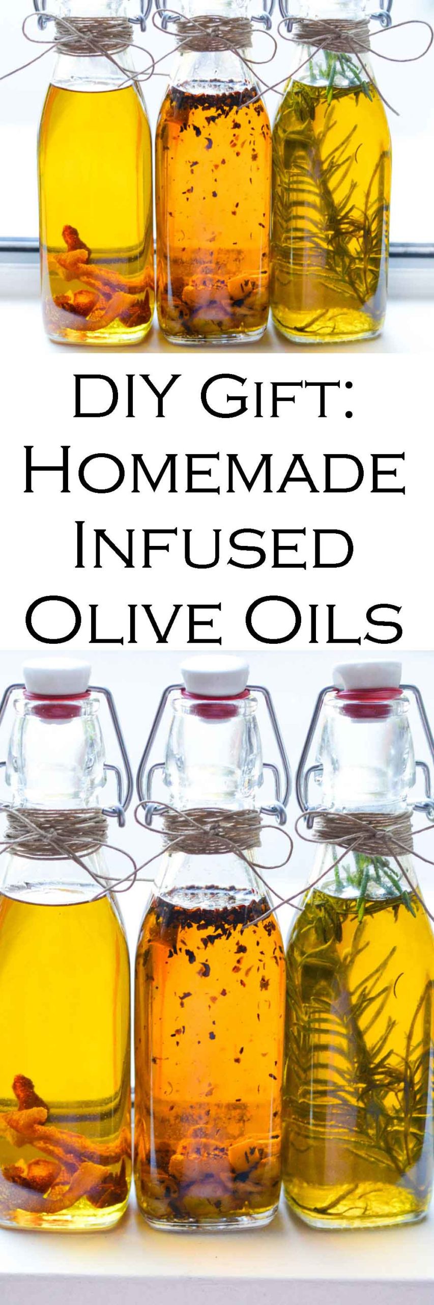 Homemade Infused Olive Oils {DIY Holiday Gift} Luci's Morsels