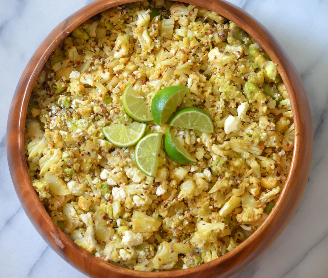 Roasted Cauliflower Quinoa Salad