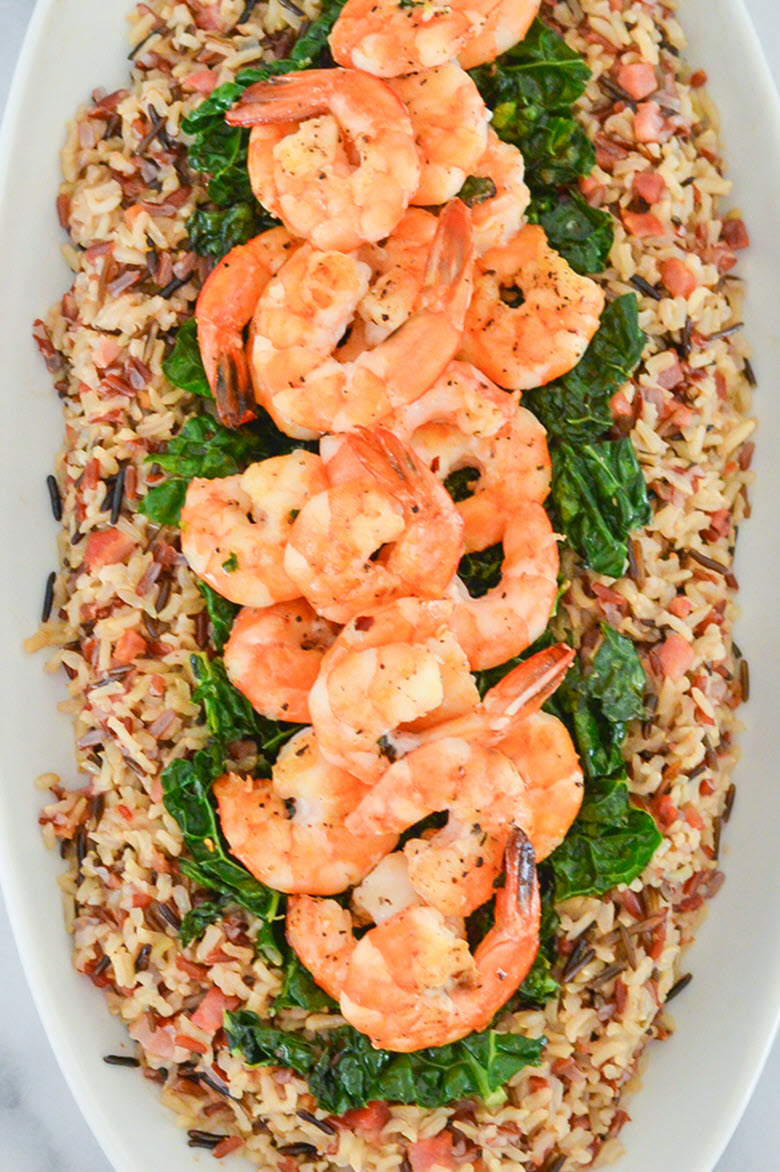 Shrimp + Pancetta Wild Rice