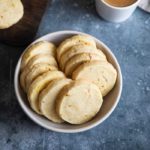 Saffron Cookies in Small Bowl with Espresso