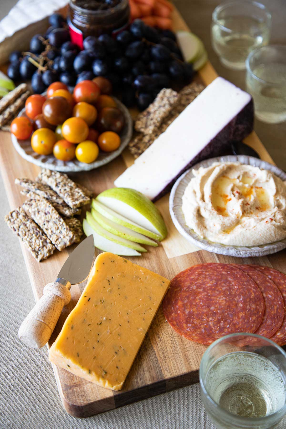 Trader Joe's Charcuterie Appetizer Board - Items On Board