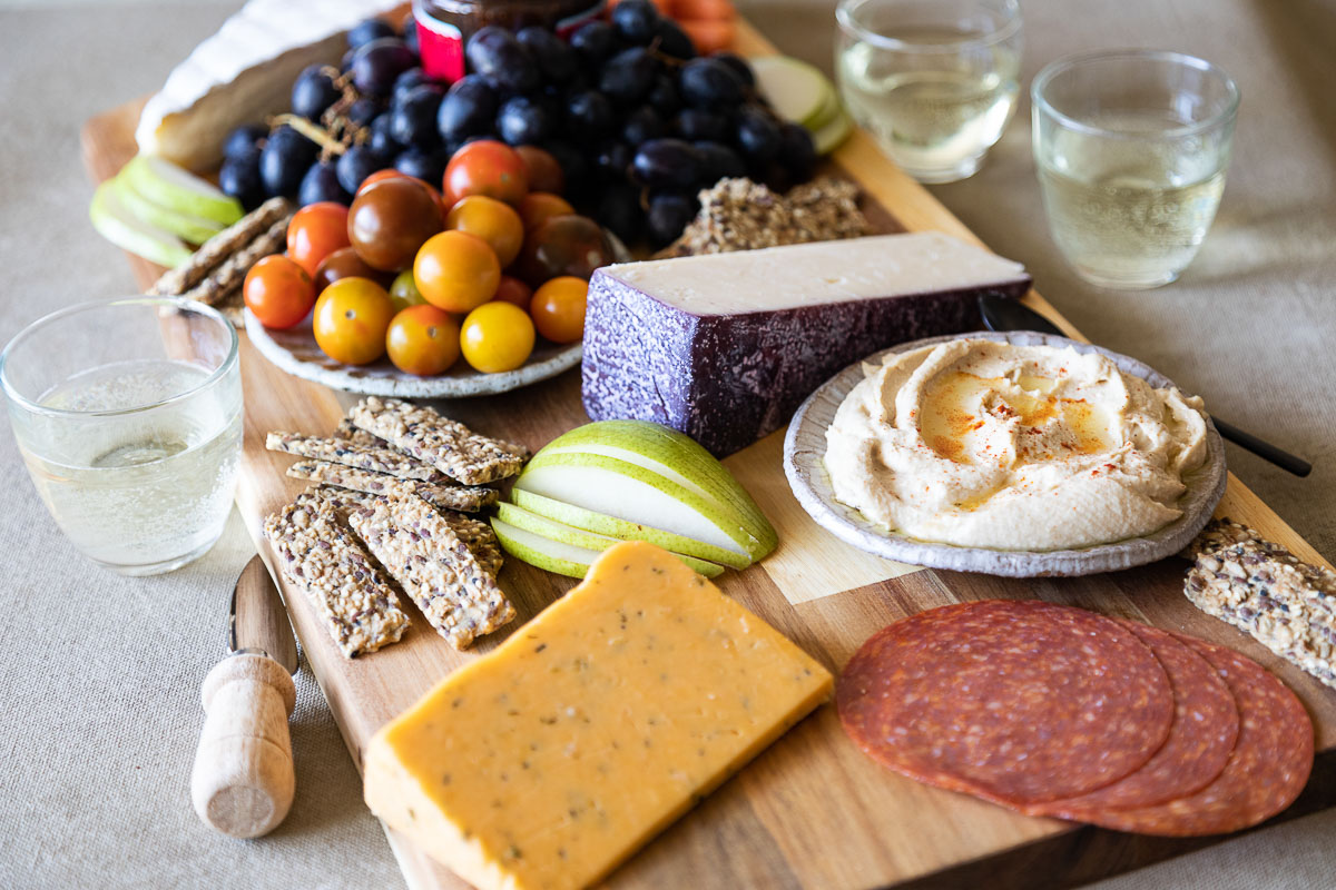 Trader Joe's Charcuterie Appetizer Board - Items On Board