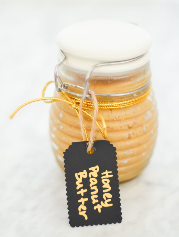 Peanut Butter & Honey Nut Butter {DIY Holiday Gift Ideas}