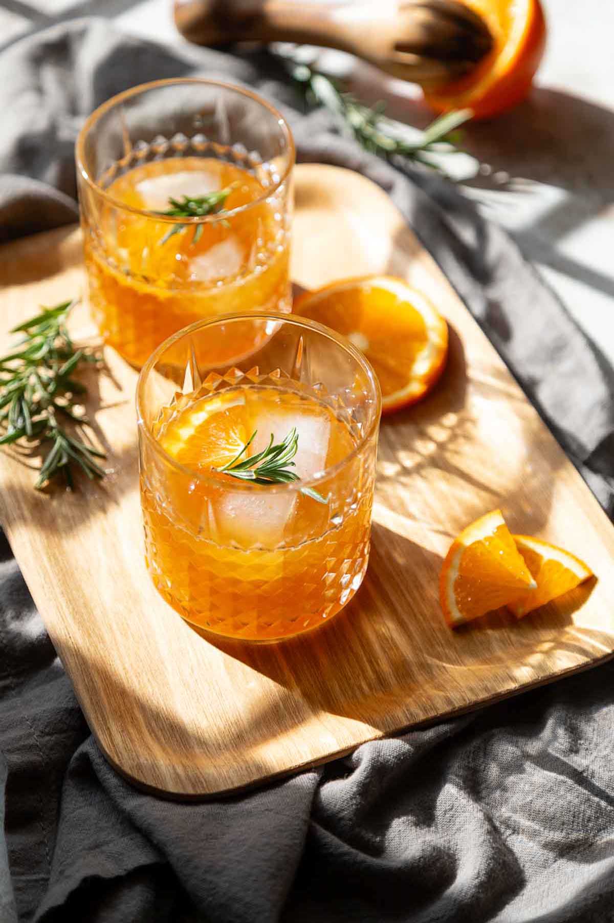 Whiskey & Orange Juice Cocktail