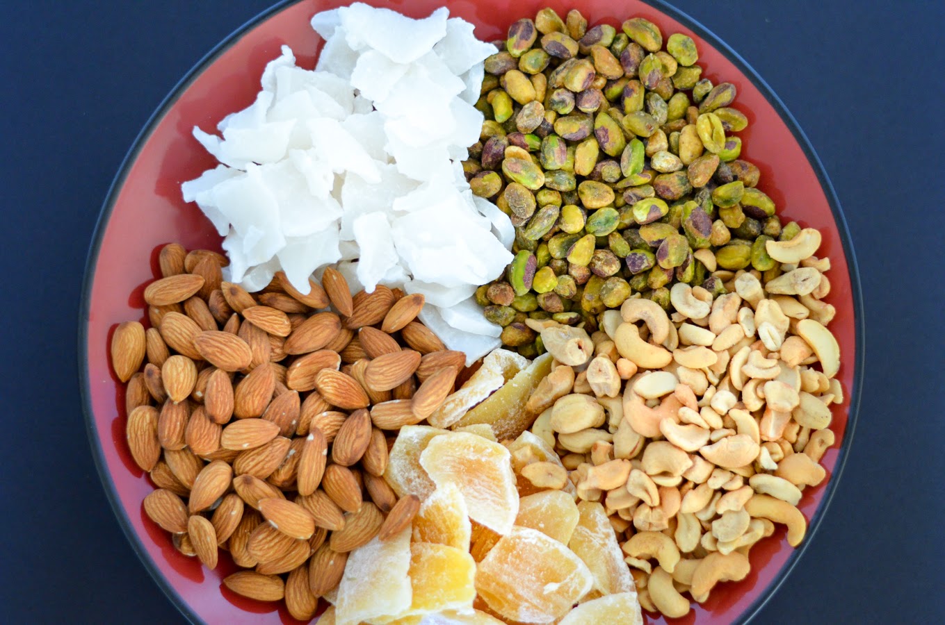 Island Tropical Trail Mix w. Dried Mango, Coconut, Cashews, Almonds, and so much more