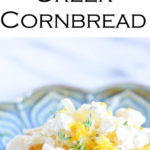 Greek Cornbread w. Honey, Feta, + Lemon. A fun twist on an easy cornbread recipe. This savory cornbread is a delight!