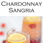 Cherry Sangria w. Chardonnay White Wine. A delicious summer sangria with fresh cherries, white wine, and elderflower. An easy summer alcoholic drink everyone will love!