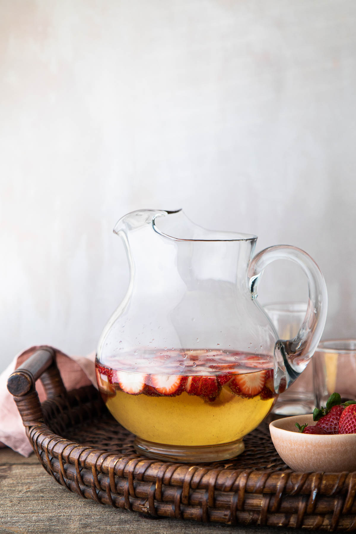 Pitcher of Strawberry Sangria