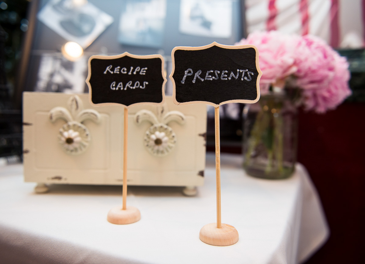 French-Themed Bridal Shower - Signs & Recipe Card Collection