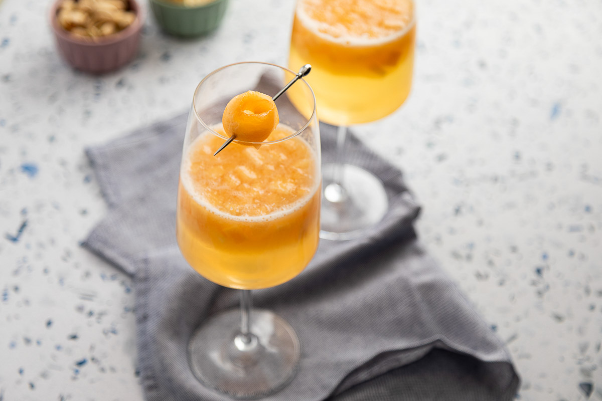 Cantaloupe Cocktail Sangria