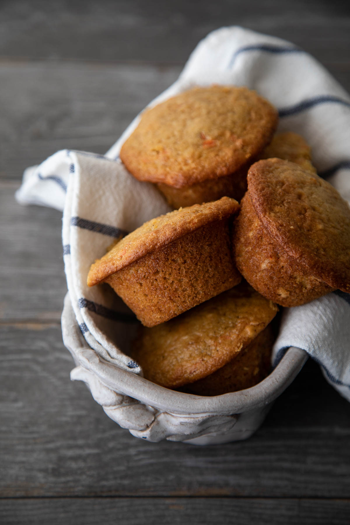 healthy orange carrot muffins - winter baking recipes