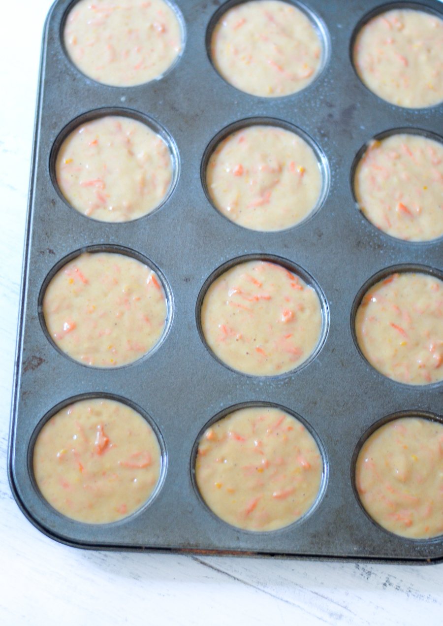 Lowfat Fresh Orange Carrot Muffins | Healthy Breakfast Muffins