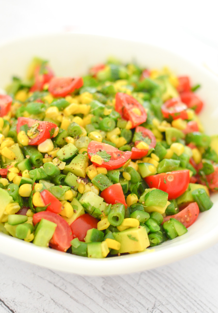 California Succotash Salad | Summer Produce Recipes