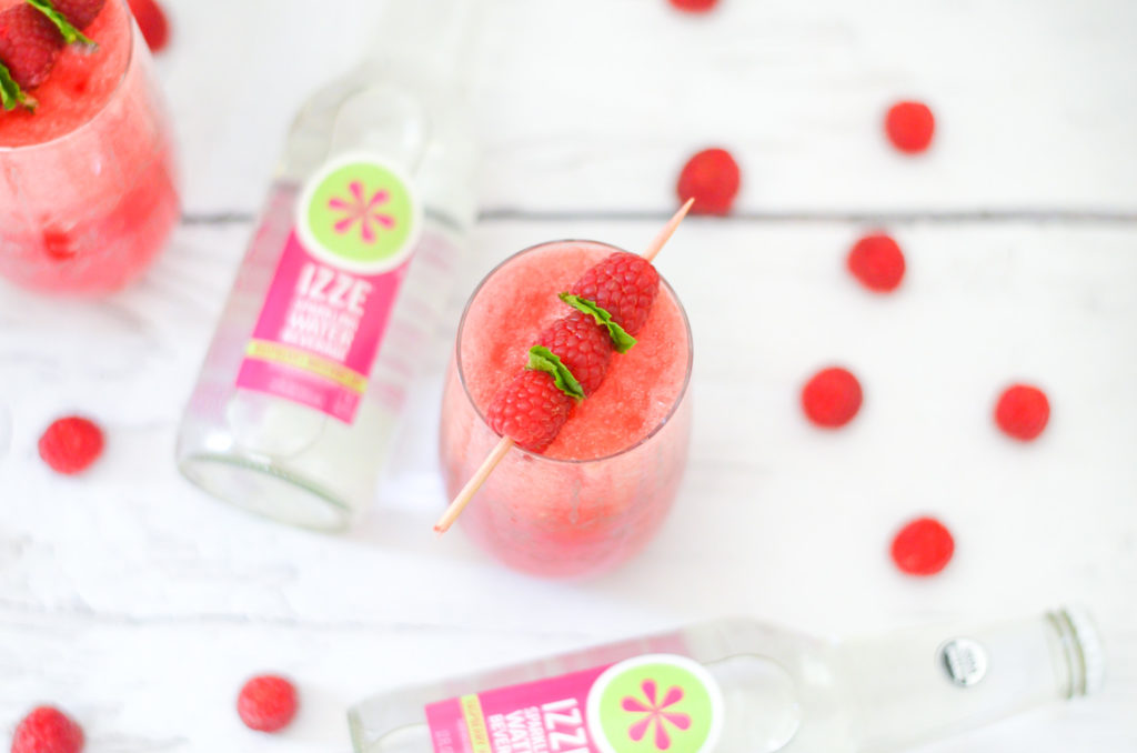 IZZE Watermelon Raspberry Sparkling Water Drink Recipe w. Watermelon Juice | Luci's Morsels :: LA Healthy Food Blogger