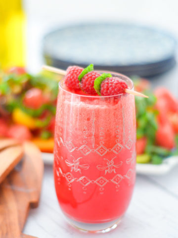 IZZE Watermelon Raspberry Sparkilng Water Drink Recipe w. Watermelon Juice