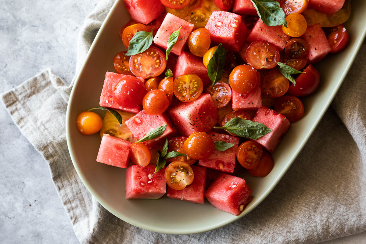 Tomato Watermelon Salad