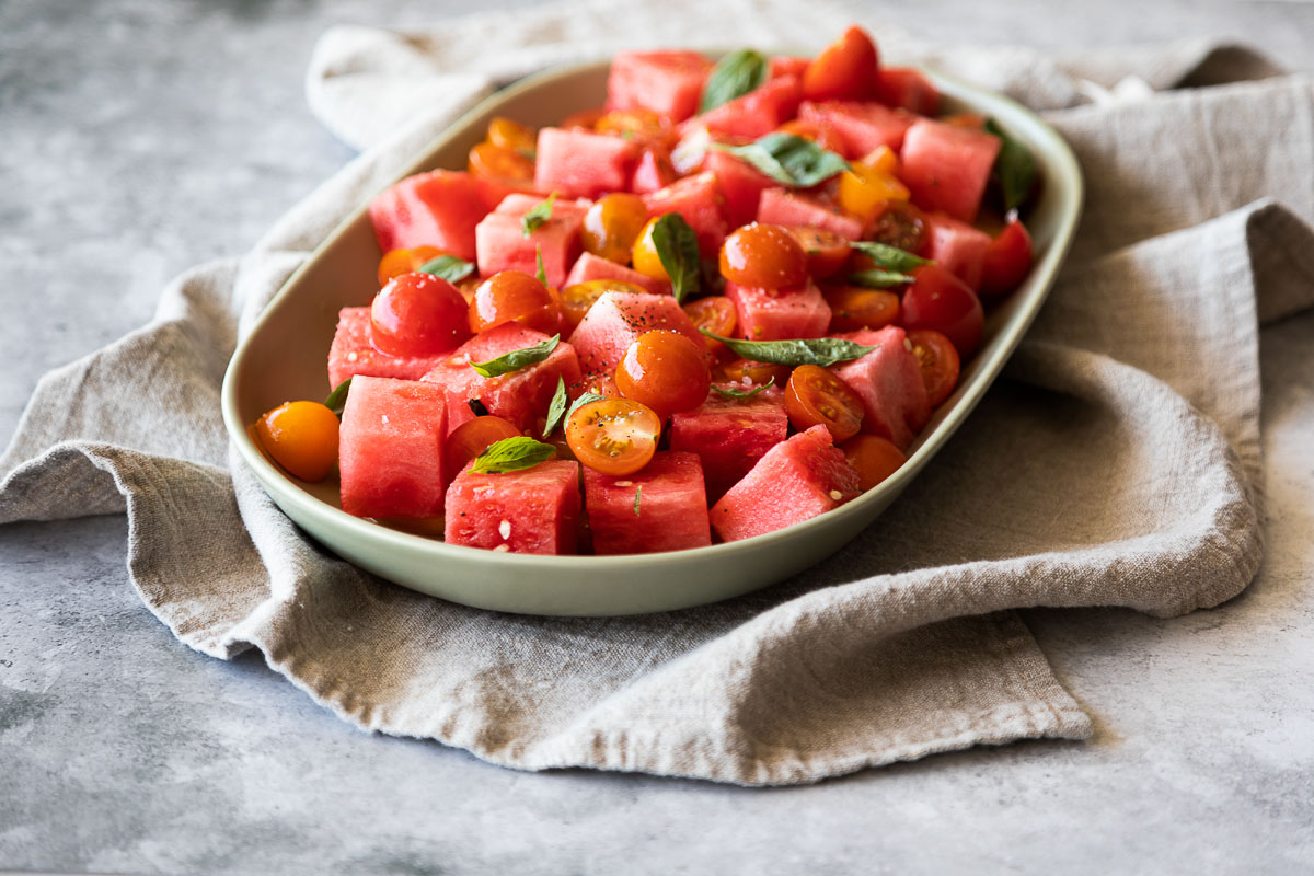 Tomato Watermelon Salad