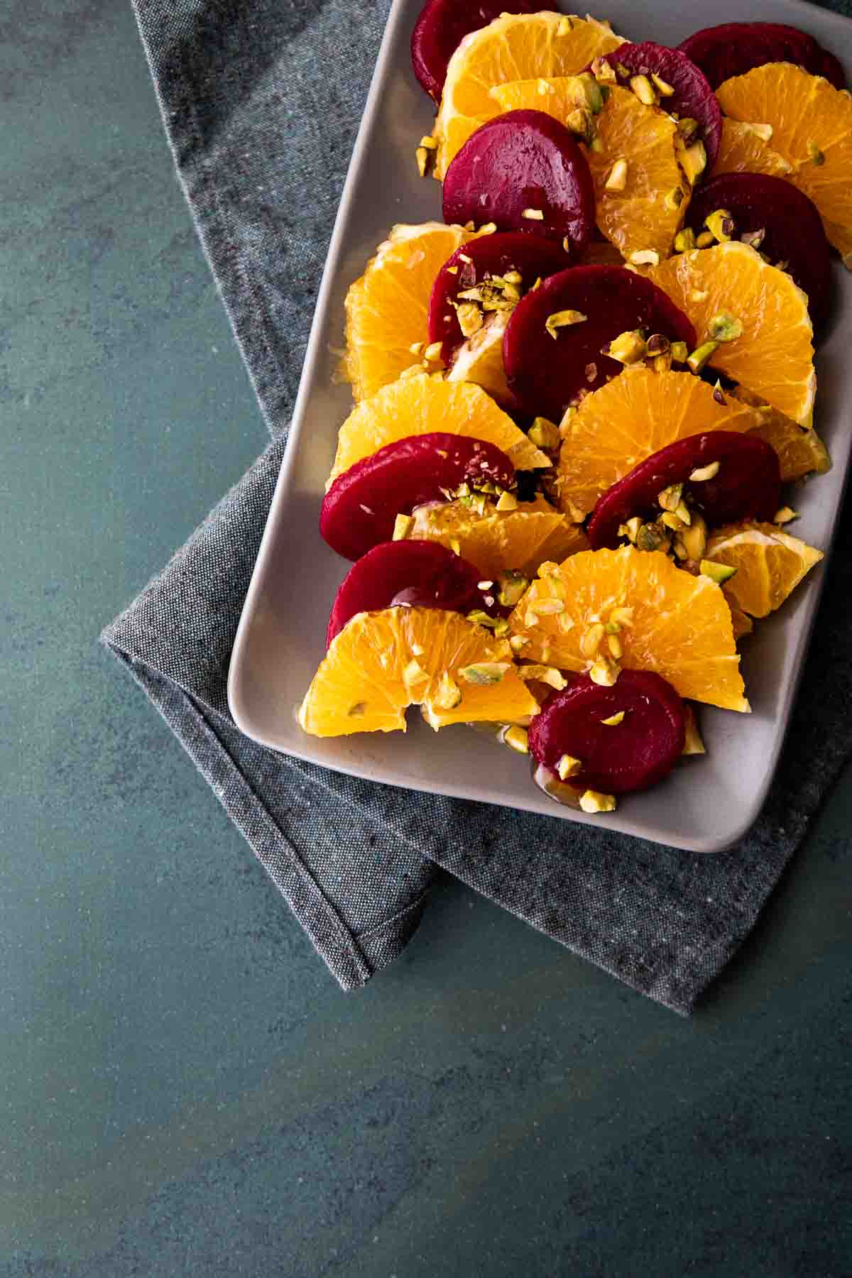 Beets with Orange Slices