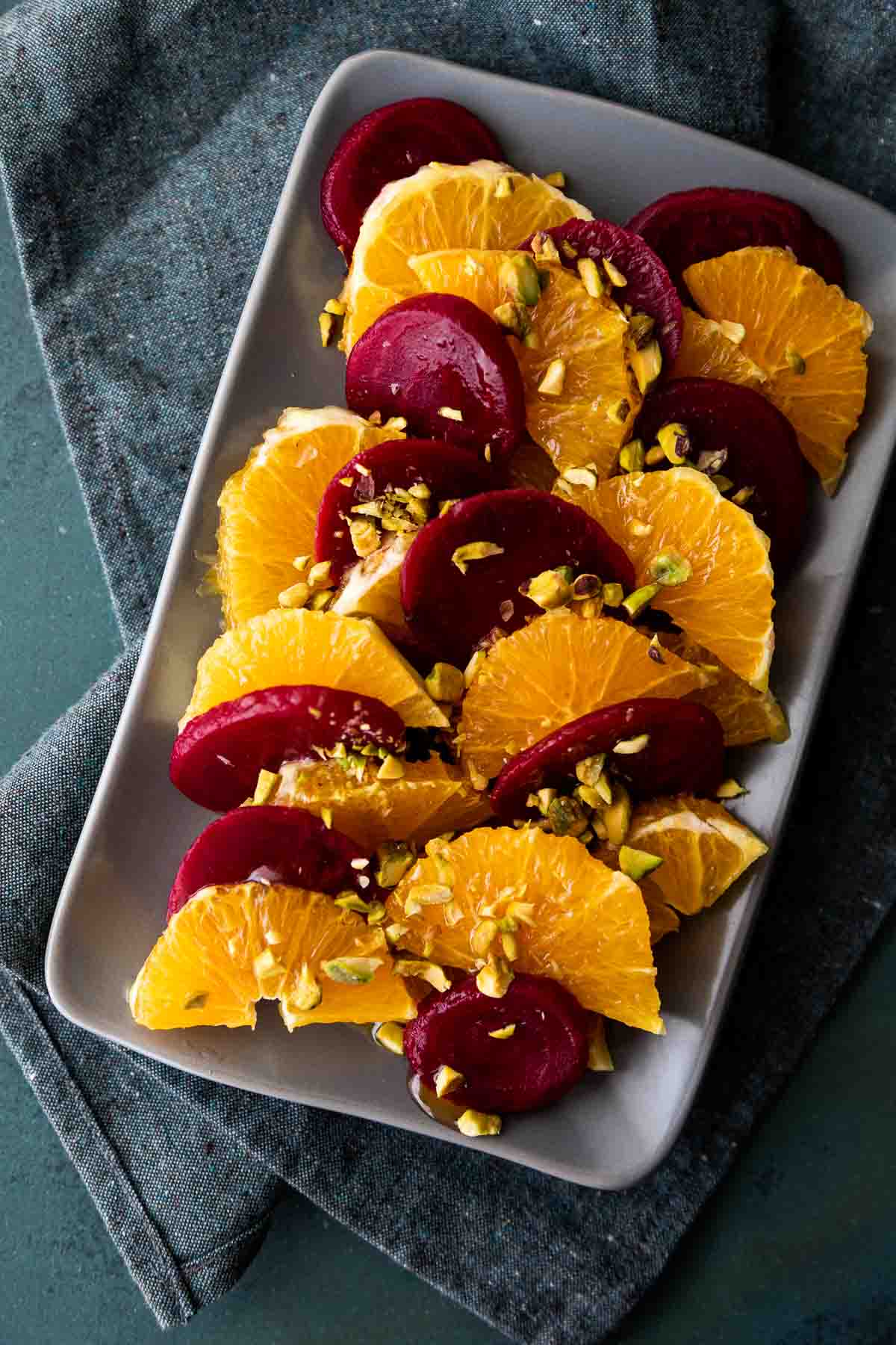 Beets with Orange Slices