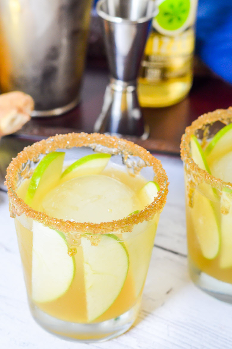 Irish Whiskey Cocktail Recipe w. IZZE Sparkling Apple, Fresh Ginger, + Honey - Easy St. Patrick's Day Cocktail