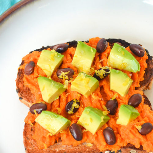 Mashed Sweet Potato Toast Toppings Ideas