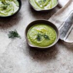 vegan pea soup shooters