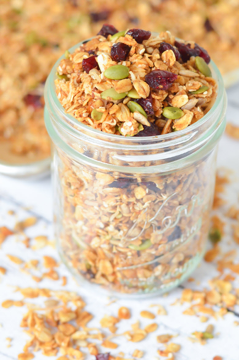 Coconut Sesame Seed Granola Recipe