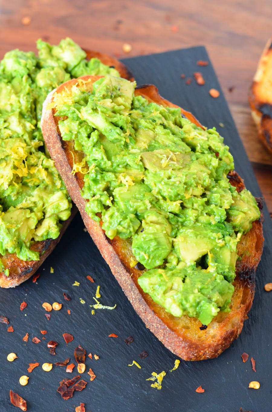 BBQ Grilled Avocado Toast - Avocado on Spicy Grilled Bread