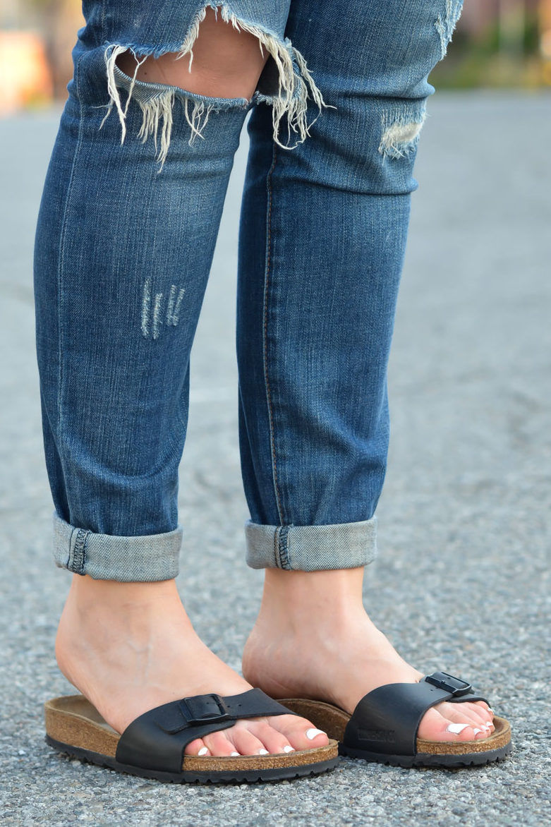 Madrid Birkenstocks + Jeans - Chic Birkenstocks Outfit Ideas for Women-