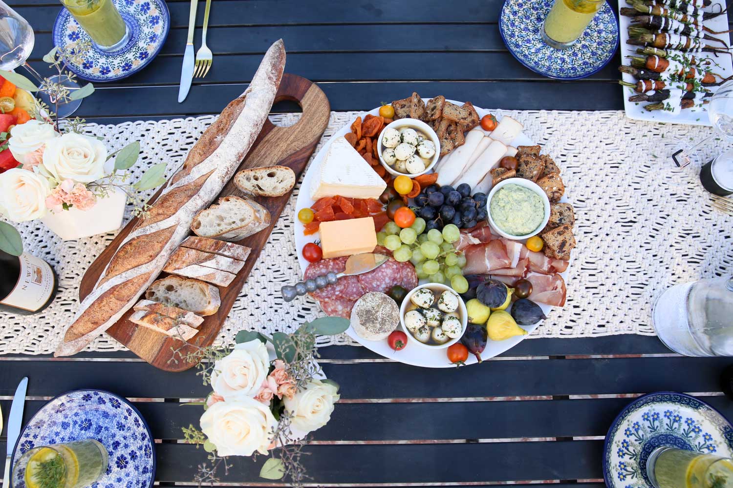 Easy, Late Summer Dinner Party Menu, Setup Tips w Make-Ahead Recipes