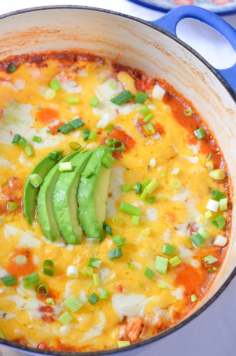 One Pot Mexican Casserole Weeknight Dinner w. Shredded Chicken and Rice/Quinoa