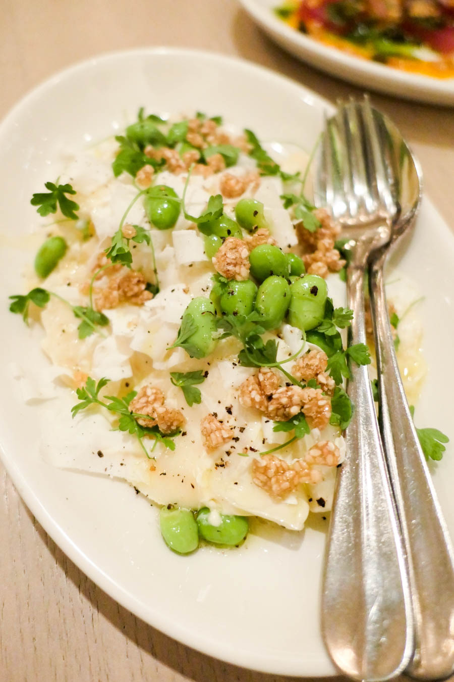 Roasted Celery Root Pasta RIbbons