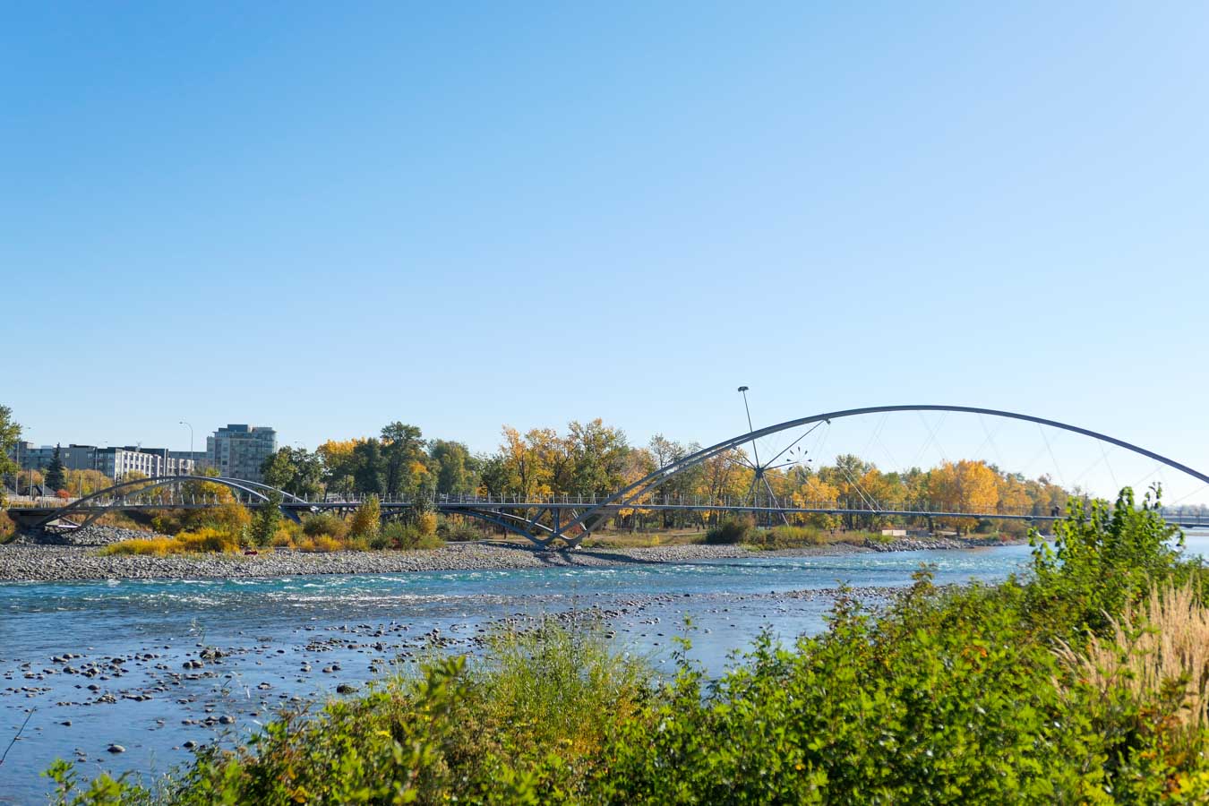 What to Do in Calgary - Looking Out at Bow River