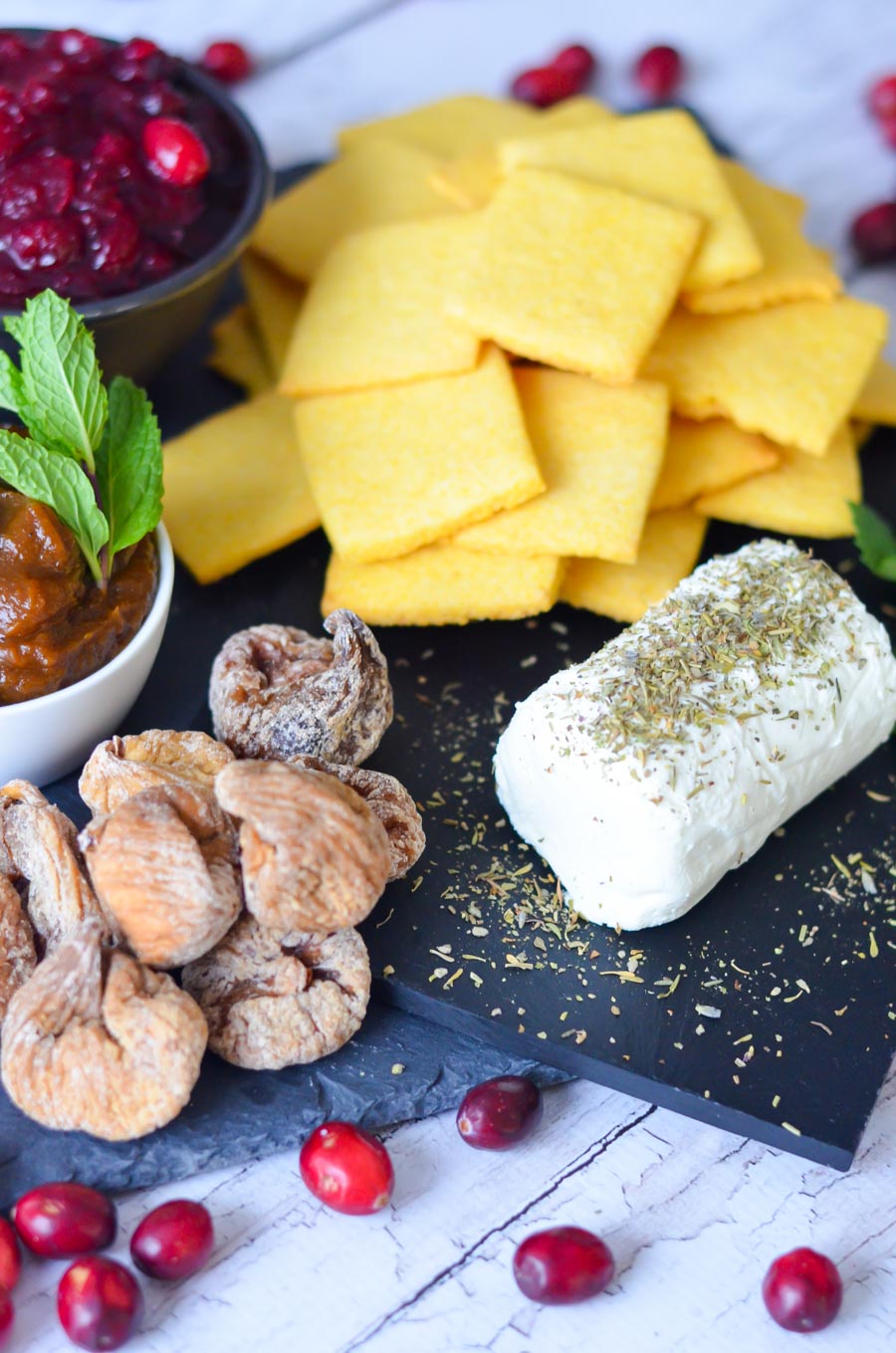 Cornbread Crackers + Pumpkin Butter Recipe - Thanksgiving Appetizer Board