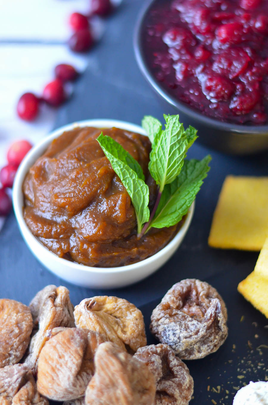 Cornbread Crackers + Pumpkin Butter Recipe - Thanksgiving Appetizer Board