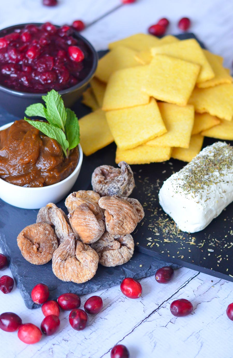 Cornbread Crackers + Pumpkin Butter Recipe - Thanksgiving Appetizer Board