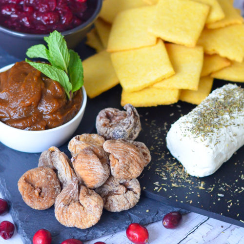 Cornbread Crackers + Pumpkin Butter Recipe - Thanksgiving Appetizer Board