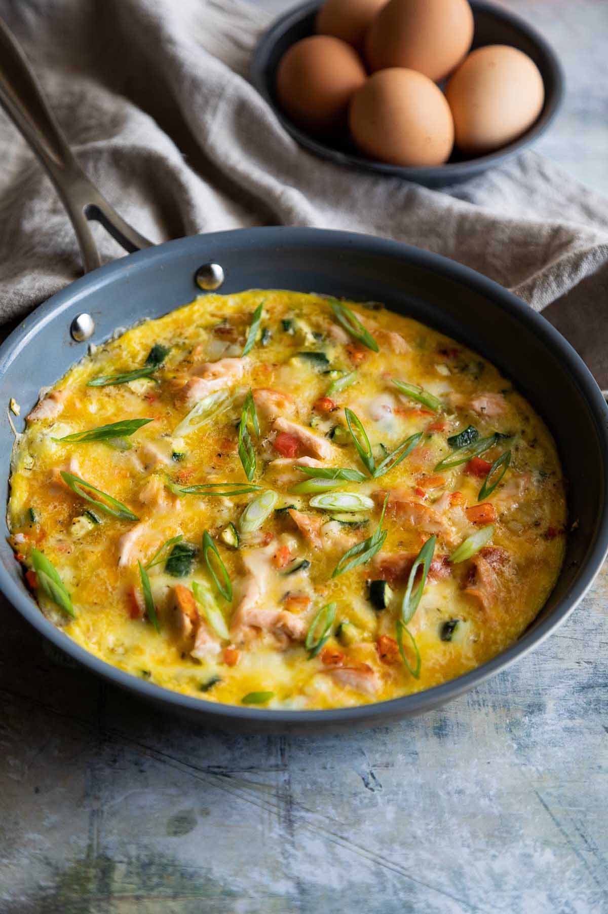 Easy Salmon Breakfast Frittata