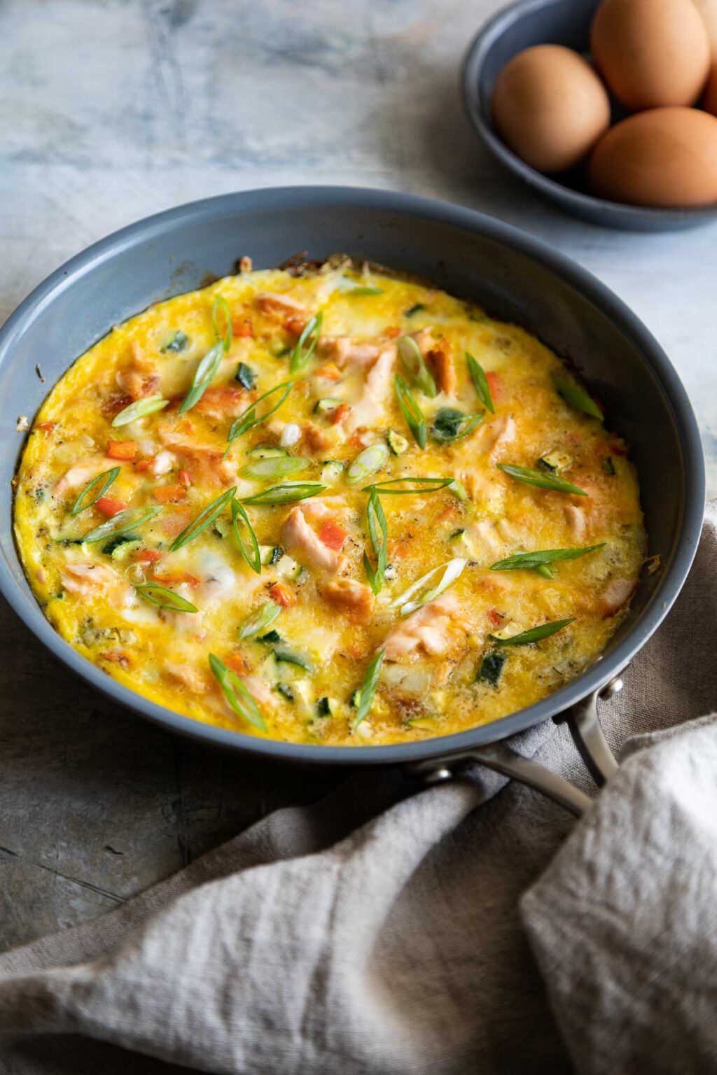 Easy Salmon Breakfast Frittata
