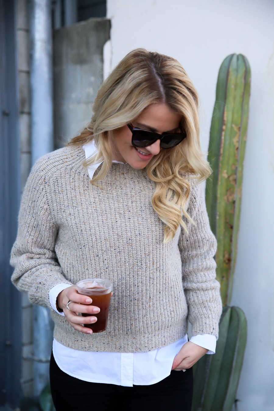 How to Layer Crew Neck Sweaters - Fall Capsule Wardrobe