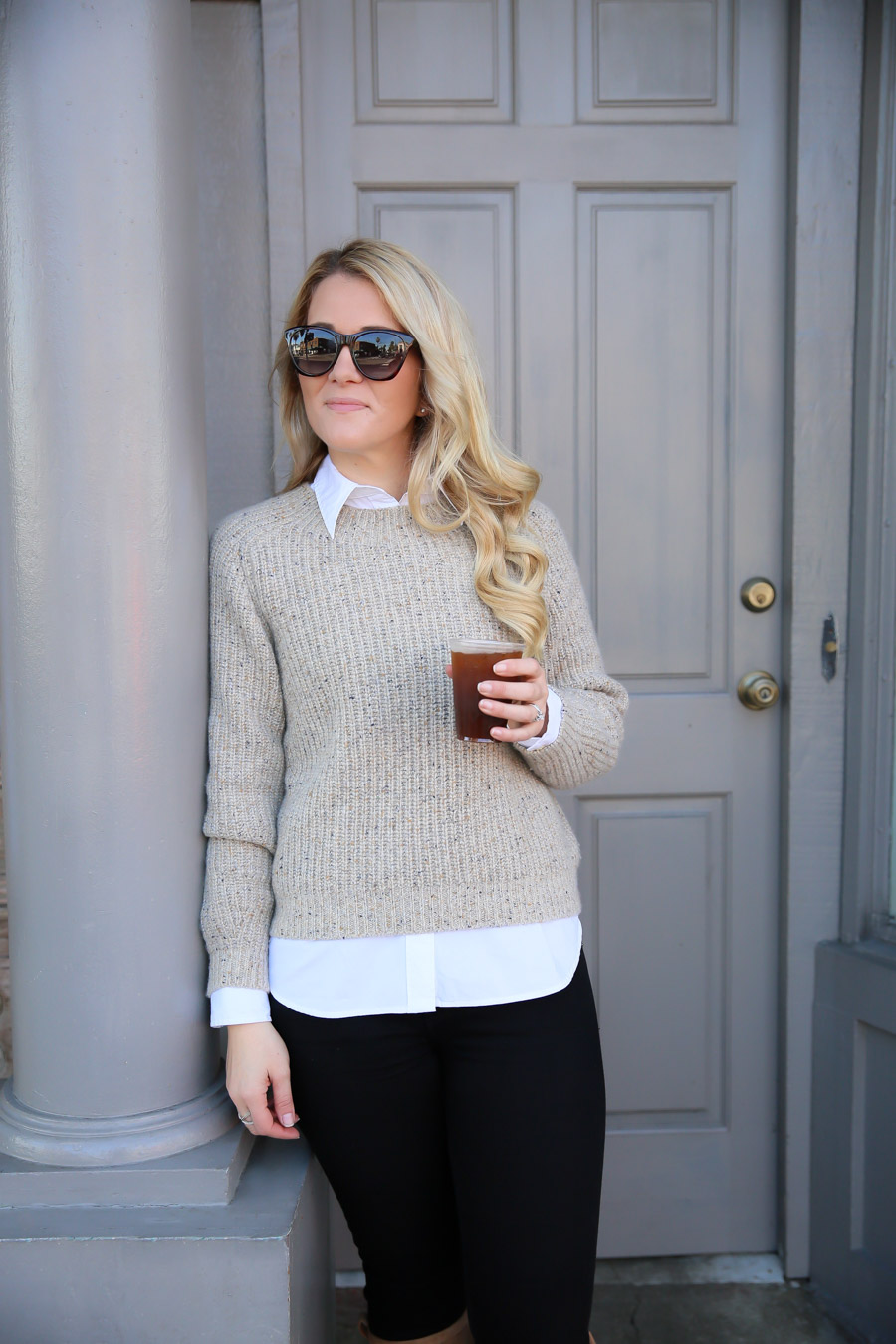 Layered Sweater Outfit - Fall Outfit Ideas