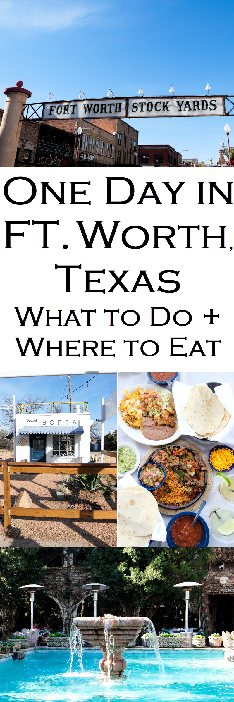 What to Do in Ft. Worth for 1 Day Travel Guide - Where to Eat #texas #ftworth #dallasftworth #travel #travelguide #travelinspiration #travelblog #travelblogger #wanderlust 