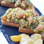 Tuna Tartare Toast Tartine - Zinque Cafe