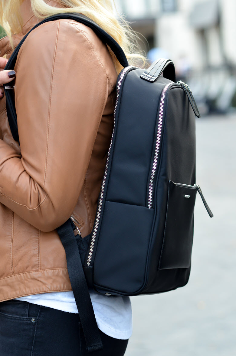 Travel Style - The A List  Backpack style outfits, Backpack