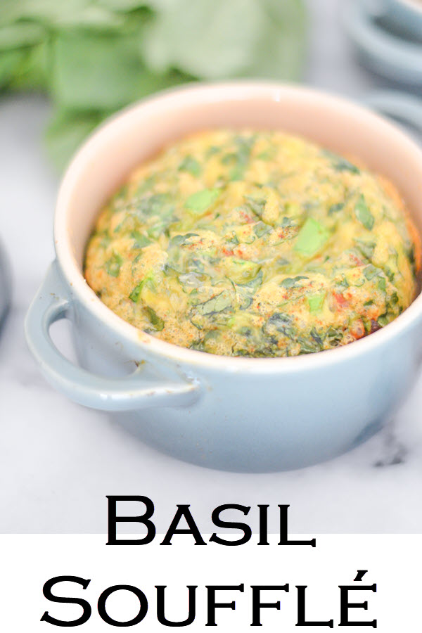 Basil Soufflés - Mini Le Creuset Dishes