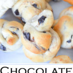 Chocolate Bread Rolls. Yummy Breakfast rolls + chocolate chunk recipe.