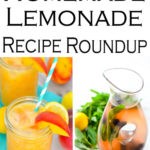 Fresh Fruit Lemonade Recipe Roundup. Lemonade recipes for summer, winter, and spring. Delicious non-alcoholic drinks for kids and grownups. The perfect party drink recipes.